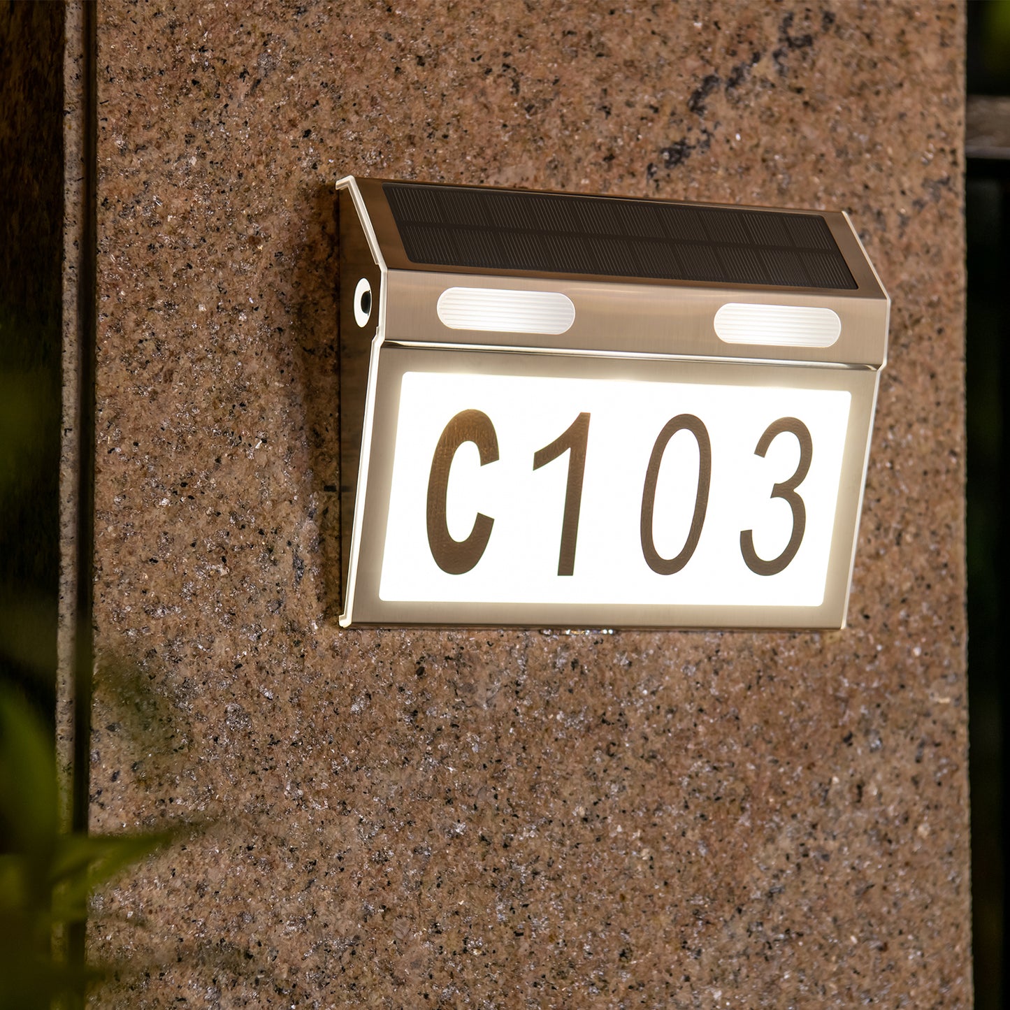 LYTARA Solar House Numbers - Eye-Catching, Long-Lasting, and Easy to Install